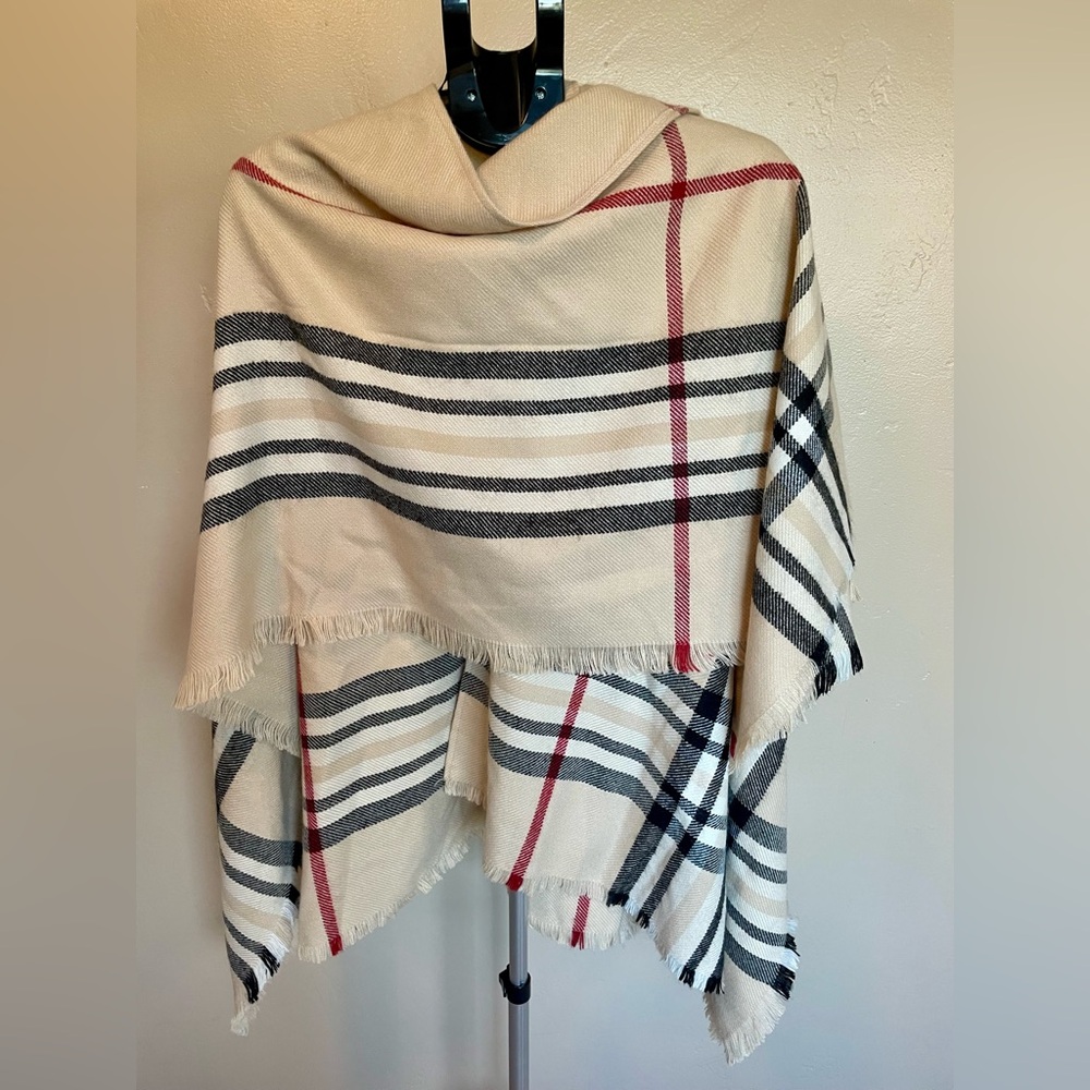 Supersoft Plaid Shawl